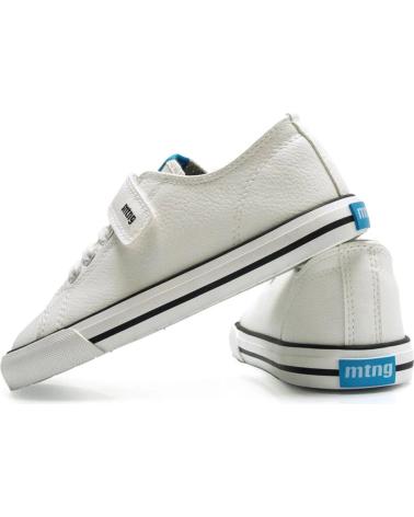 MTNG FREE 49065-C49438 - BASKETS CASUAL BLANCHES À FERMETURE ADHÉRENTE BLANCO