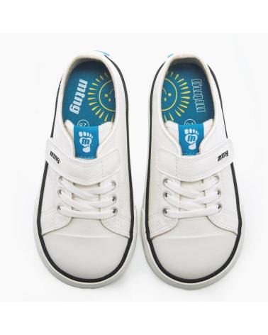 MTNG FREE 49065-C49438 - BASKETS CASUAL BLANCHES À FERMETURE ADHÉRENTE BLANCO
