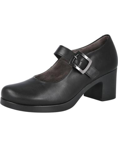 SCARPE MARY JANE PITILLOS 30106 NERE CON TACCO IN GOMMA NEGRO
