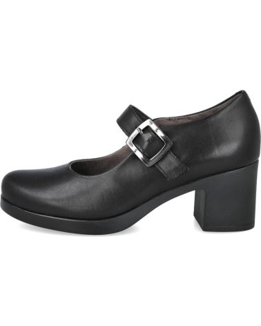 SCARPE MARY JANE PITILLOS 30106 NERE CON TACCO IN GOMMA NEGRO