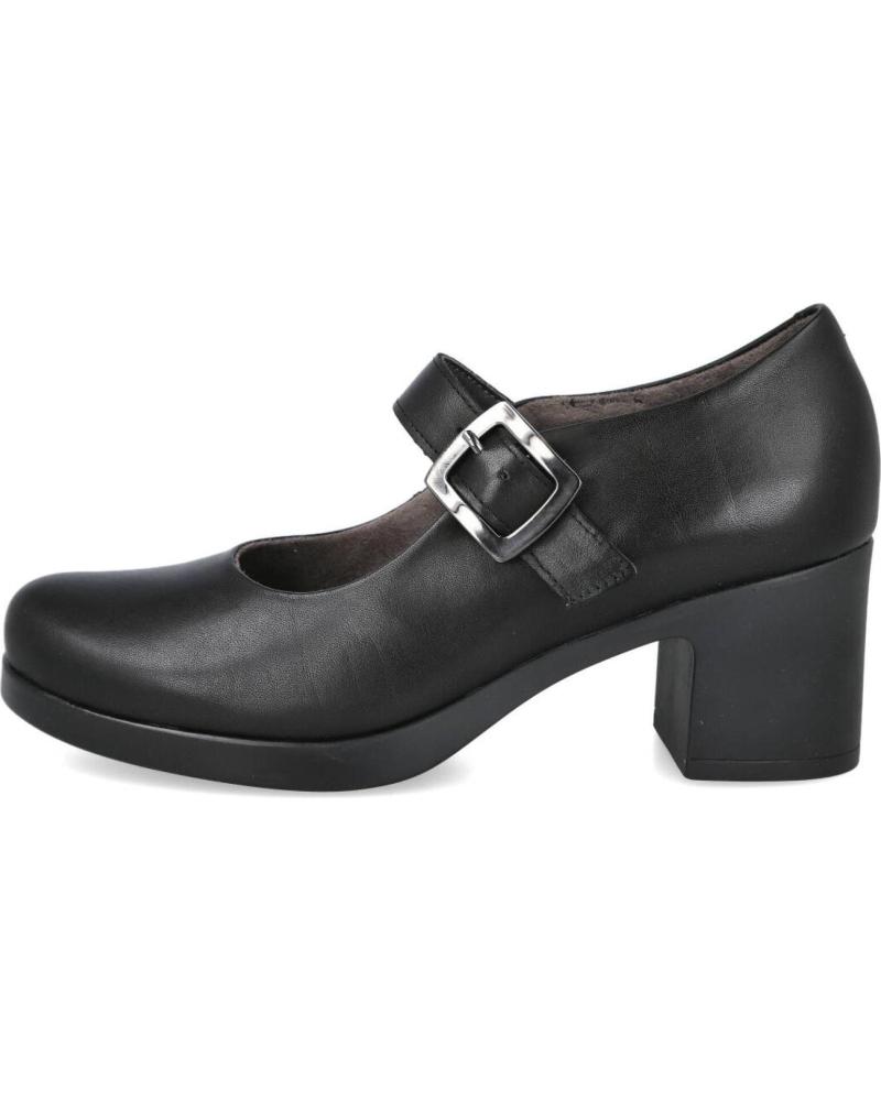 SCARPE MARY JANE PITILLOS 30106 NERE CON TACCO IN GOMMA NEGRO