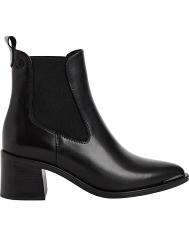 BOTTINES CHELSEA TAMARIS 1-25301-45 NOIR À TALON BLOC NEGRO