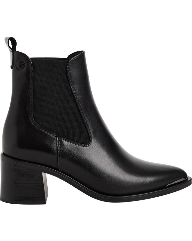TAMARIS CHELSEA BOOTS 1-25301-45 SCHWARZ MIT BLOCKABSATZ NEGRO