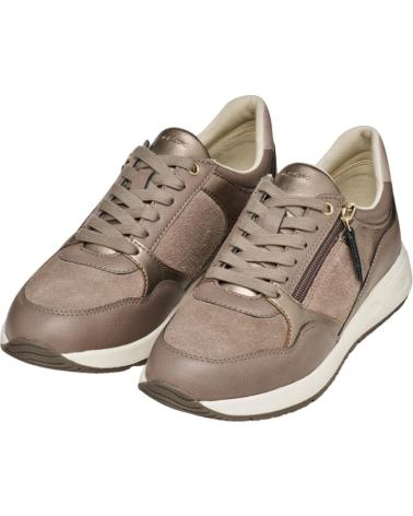 TÊNIS GEOX BULMYA B D36NQB022BC TAUPE MARRóN