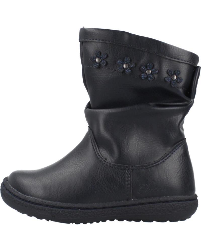 CHICCO CIRADA 800 - SCHWARZE MÄDCHENSTIEFEL MIT ZIERNIETEN AZUL