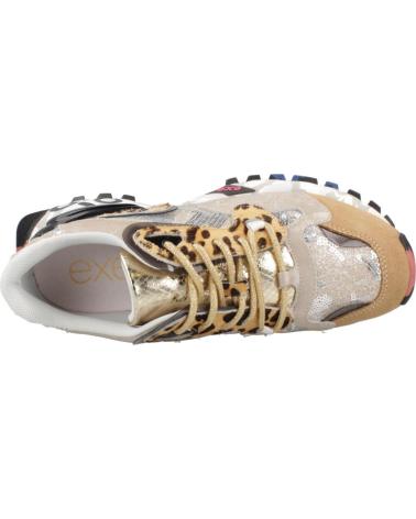 SNEAKER EXE 134-10 LEOPARD TAUPE: ANIMAL-PRINT-STIL LEOPARD TAUPE