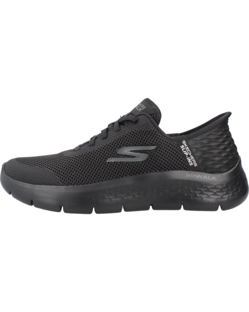 SKECHERS ZAPATILLAS MUJER MODELO SLIP-INS GO WALK FLEX COLOR NEGRO BB BBK