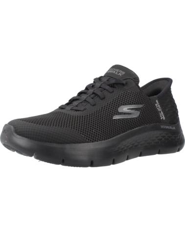 SKECHERS ZAPATILLAS MUJER MODELO SLIP-INS GO WALK FLEX COLOR NEGRO BB BBK