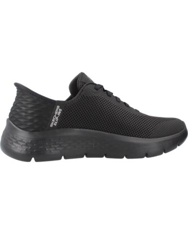SKECHERS ZAPATILLAS MUJER MODELO SLIP-INS GO WALK FLEX COLOR NEGRO BB BBK