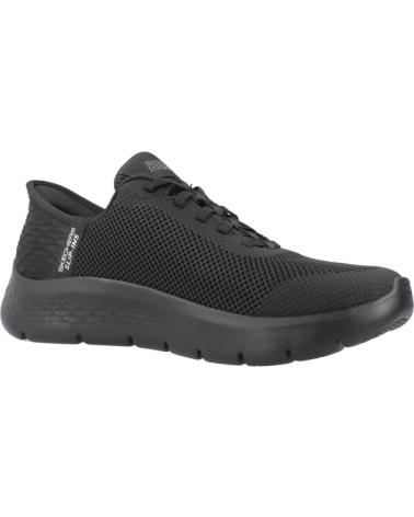 SKECHERS ZAPATILLAS MUJER MODELO SLIP-INS GO WALK FLEX COLOR NEGRO BB BBK