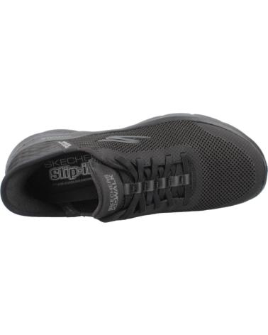 SKECHERS ZAPATILLAS MUJER MODELO SLIP-INS GO WALK FLEX COLOR NEGRO BB BBK