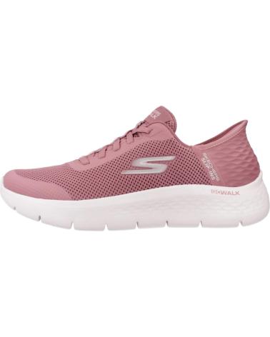 SKECHERS GO WALK FLEX SLIP-INS SAPATILHAS ROSA ROSA