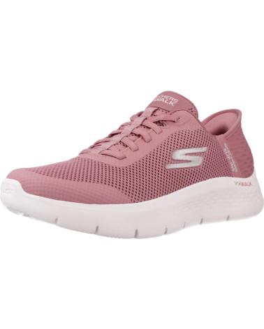 SKECHERS GO WALK FLEX SLIP-INS SAPATILHAS ROSA ROSA