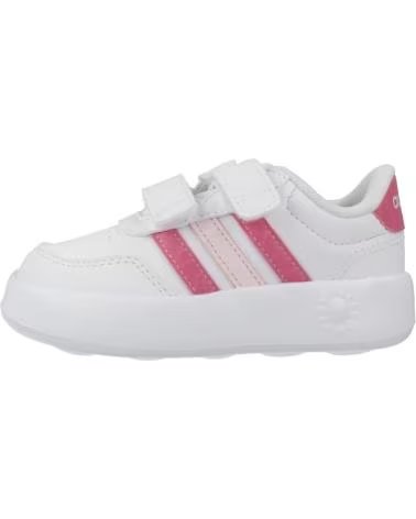 ADIDAS SCARPE BREAKNET 3.0 CF I BIANCHE E ROSA WHITE