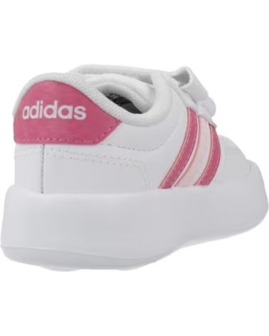 ADIDAS SCARPE BREAKNET 3.0 CF I BIANCHE E ROSA WHITE
