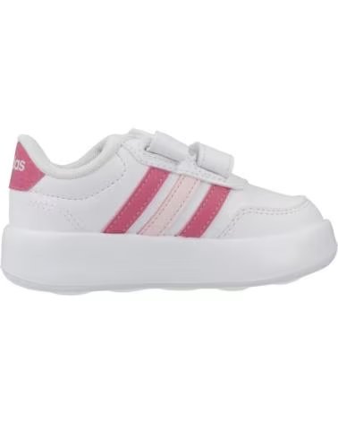 ADIDAS SCARPE BREAKNET 3.0 CF I BIANCHE E ROSA WHITE