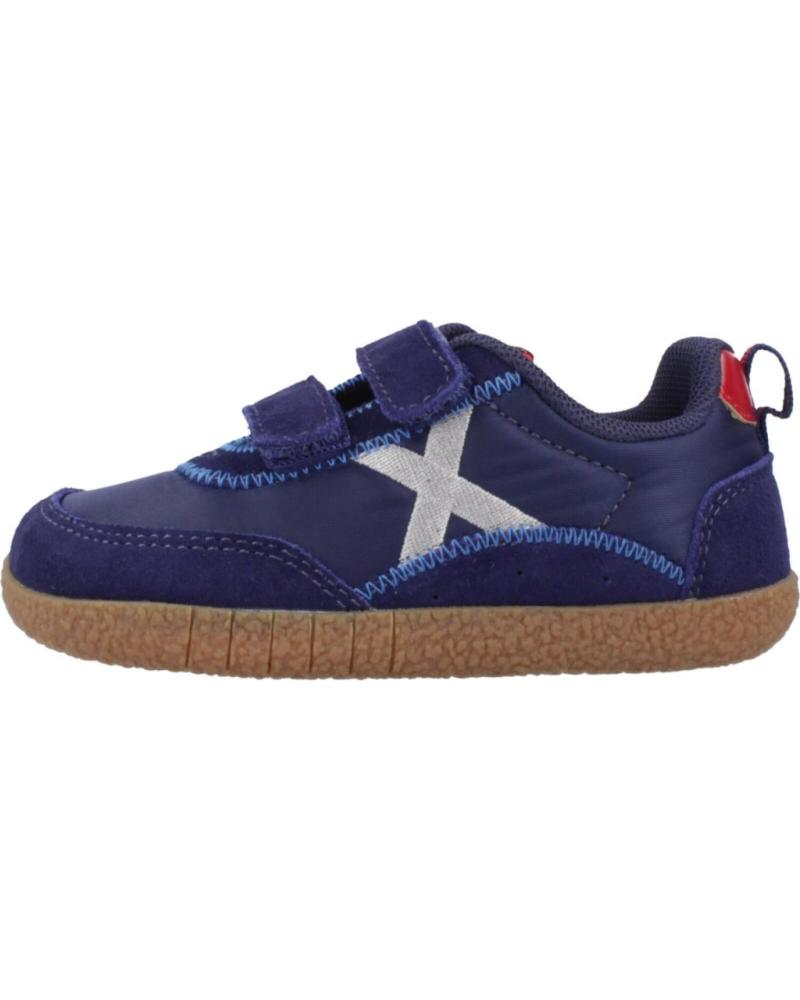 MUNICH BABY KODA 19 MARINEBLAU GRAU SILBER - LÄSSIGE SPORTSCHUHE FÜR JUNGEN (ART.-NR. 8028019) 19 AZUL