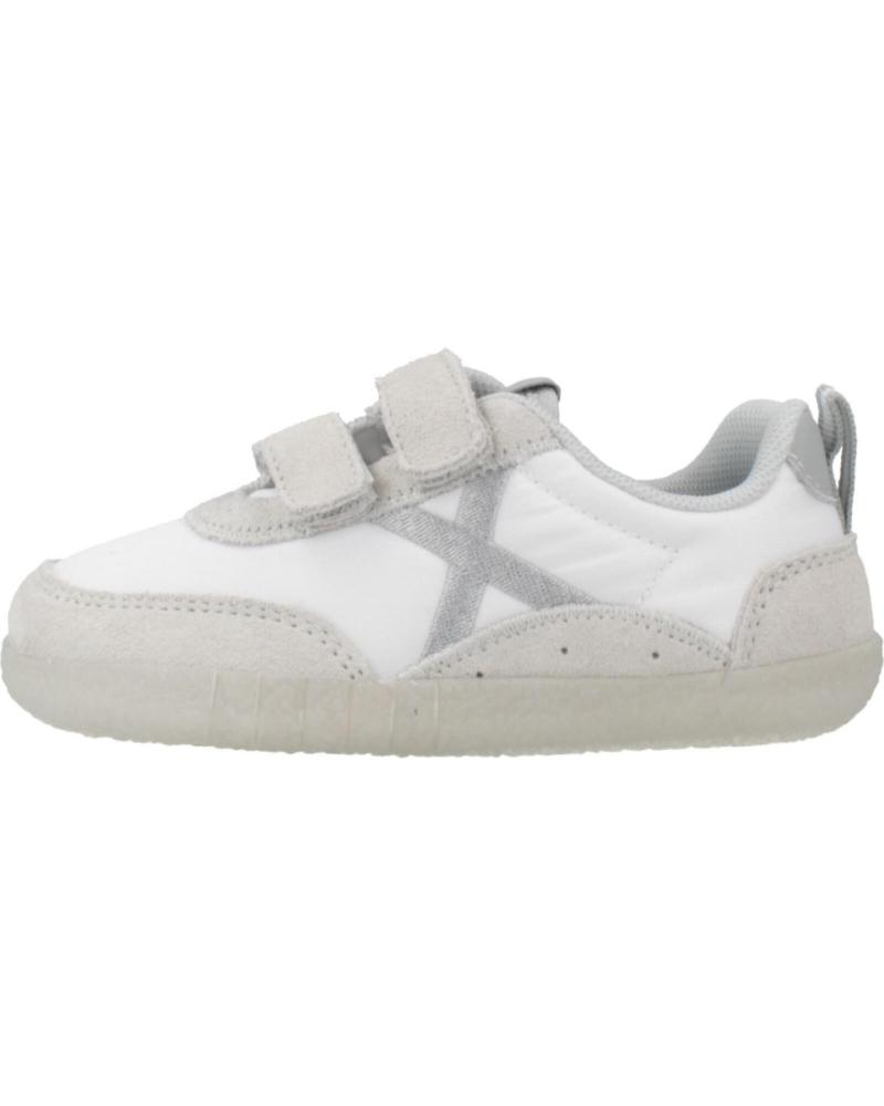 MUNICH BABY KODA 20 BRANCO CINZA PRATA - SAPATILHAS CASUAIS DESPORTIVAS MENINO (REF. 8028020) NAN