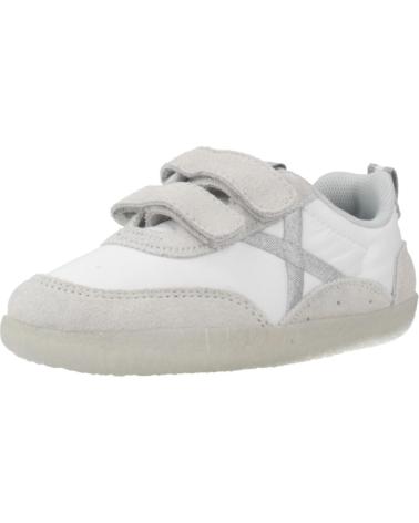MUNICH BABY KODA 20 BRANCO CINZA PRATA - SAPATILHAS CASUAIS DESPORTIVAS MENINO (REF. 8028020) NAN