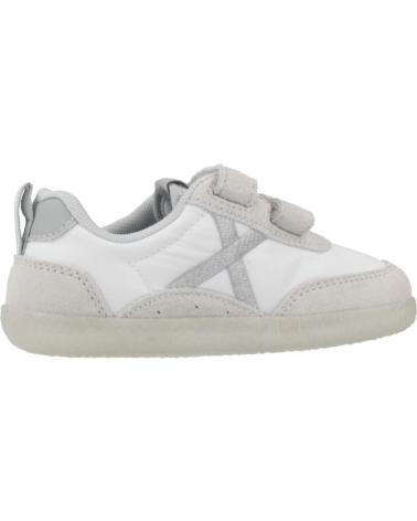 MUNICH BABY KODA 20 BRANCO CINZA PRATA - SAPATILHAS CASUAIS DESPORTIVAS MENINO (REF. 8028020) NAN