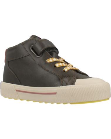SNEAKERS ALTE VICTORIA TRIBU 1065198V KAKI CON FASCIA ELASTICA EFFETTO PELLE KAKI