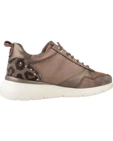 BASKETS SPORTIVES CARMELA 162513C IMPRIMÉ ANIMAL MÉTALLISÉ TAUPE AVEC FERMETURE ÉCLAIR TAUPE