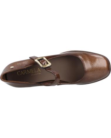 DÉCOLLETÉ MERCEDITAS CARMELA CARCI 162535C MARRONE TORTORA PER DONNA TAUPE