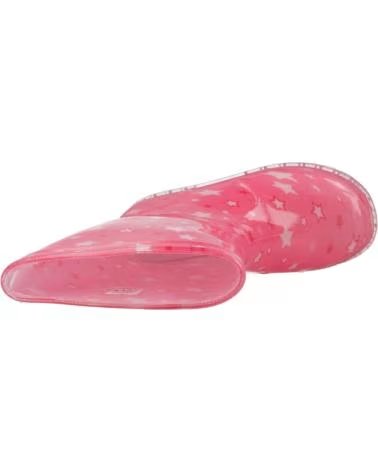 CHICCO WOSH RAIN BOOTS MODEL 100 - PINK WITH STAR PATTERN 100