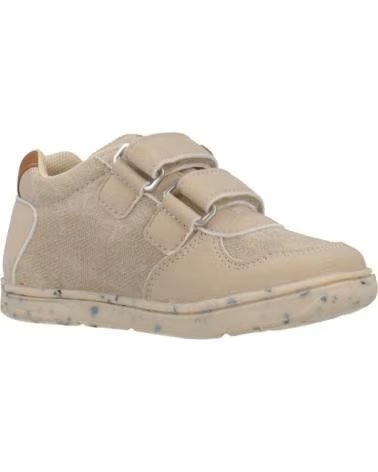 ZAPATILLAS CHICCO GHIMAS BEIGE CON DETALLES AZULES Y CIERRE DE VELCRO 400