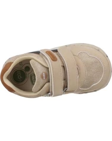 ZAPATILLAS CHICCO GHIMAS BEIGE CON DETALLES AZULES Y CIERRE DE VELCRO 400