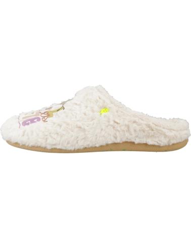 PANTOUFLES HOT POTATOES PANCRAS 77021 BLANC CASSÉ OFFWHT