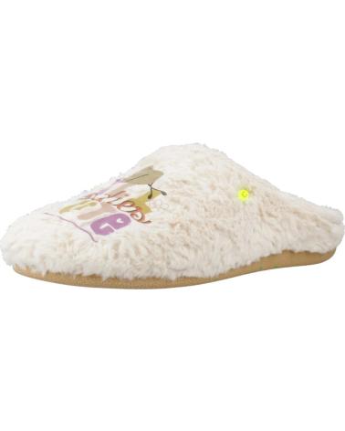 PANTOUFLES HOT POTATOES PANCRAS 77021 BLANC CASSÉ OFFWHT