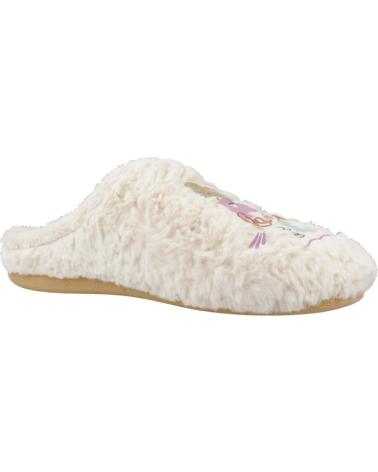 PANTOUFLES HOT POTATOES PANCRAS 77021 BLANC CASSÉ OFFWHT