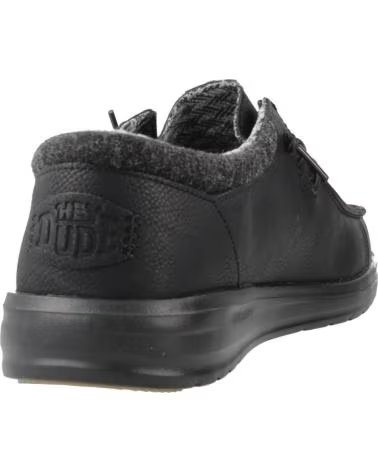 MOCASSINS HEY DUDE PAUL CLASSIC 147-HD43352-060 POUR HOMME BLACK
