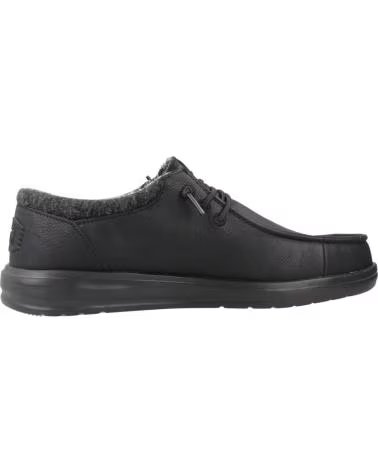 MOCASSINS HEY DUDE PAUL CLASSIC 147-HD43352-060 POUR HOMME BLACK