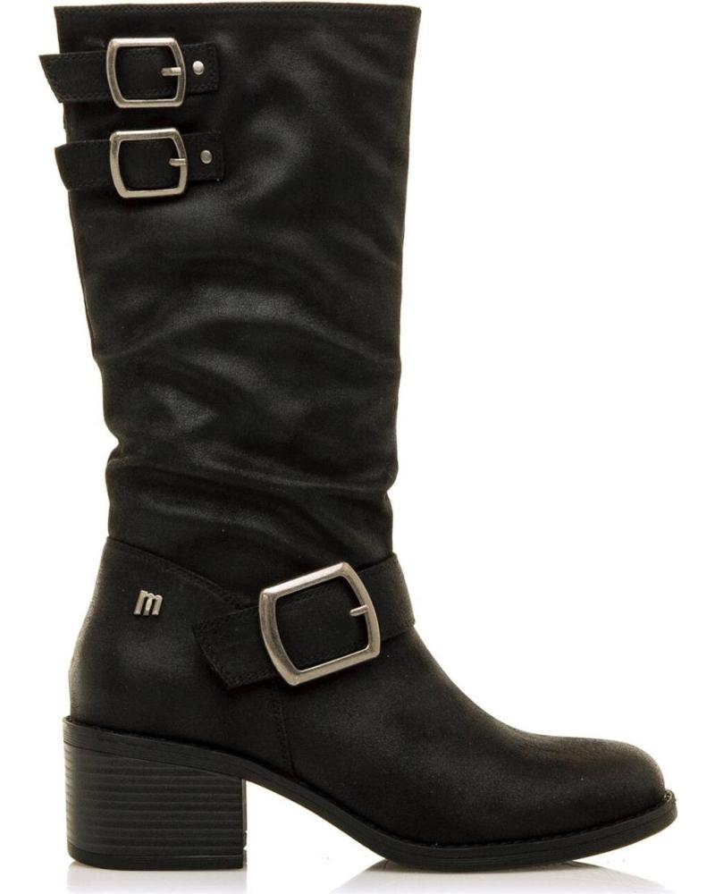 MTNG STIEFEL 54663 SCHWARZ MIT ZIERSCHNALLEN NEGRO