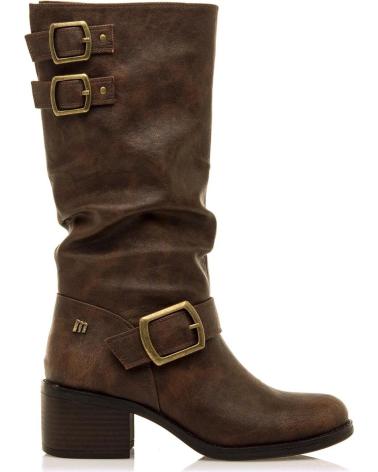 BOTTES MTNG 54663 MARRON AVEC BOUCLES DÉCORATIVES MARRóN