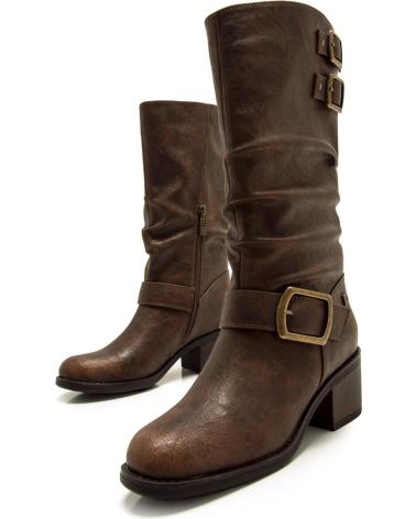 MTNG STIEFEL 54663 BRAUN MIT ZIERSCHNALLEN MARRóN
