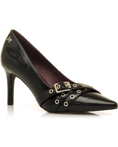 DÉCOLLETÉ MARIA MARE 63639 NERE CON FIBBIE E OCCHIELLI NEGRO