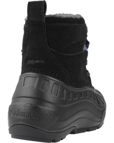 COLUMBIA BOTAS BOTAS POWDERBUG ALPINE WATERPROOF NEGRO ASFALTO EN NEGRO PARA NINOS UNISEX INFANTIL
