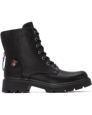 REFRESH STIVALI MILITARI NERI CON LACCI MODELLO 173024 NEGRO