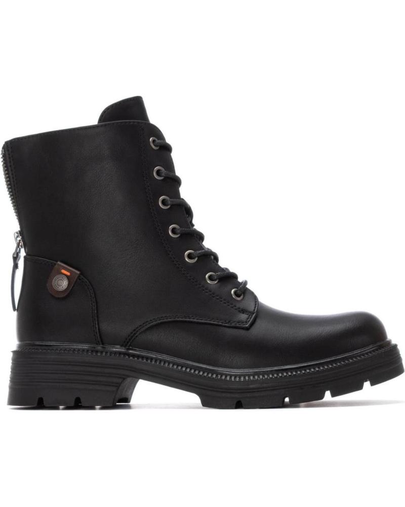 REFRESH STIVALI MILITARI NERI CON LACCI MODELLO 173024 NEGRO