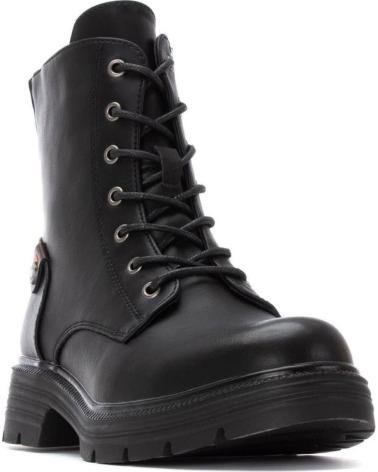 REFRESH STIVALI MILITARI NERI CON LACCI MODELLO 173024 NEGRO
