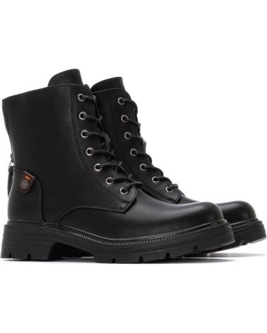 REFRESH STIVALI MILITARI NERI CON LACCI MODELLO 173024 NEGRO