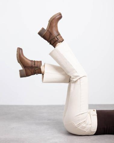 REFRESH STIVALETTI CHOPPER 172918 CAMEL CAMEL