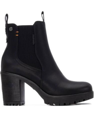 STIVALETTO REFRESH CASUAL 173200 NERO CON TACCO E PLATEAU NEGRO