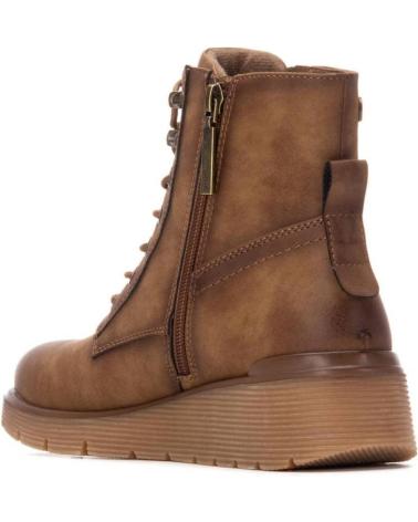 BOTTINES CASUAL REFRESH 173245 01 COMPENSÉES À LACETS COULEUR CAMEL CAMEL