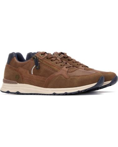 REFRESH 172900 02 FREIZEIT-SNEAKER MIT REISSVERSCHLUSS - CAMEL CAMEL