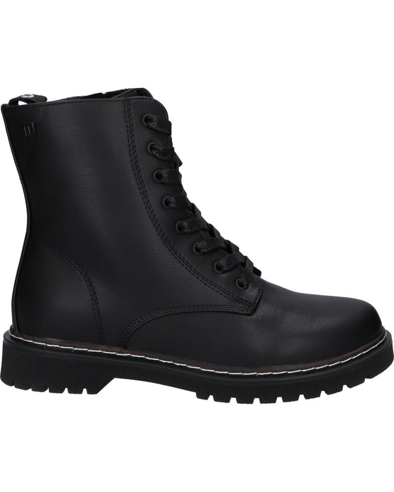 MTNG BOTINES PLANOS MUJER MUSTANG 54164 NEGRO