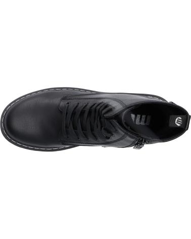 MTNG BOTINES PLANOS MUJER MUSTANG 54164 NEGRO